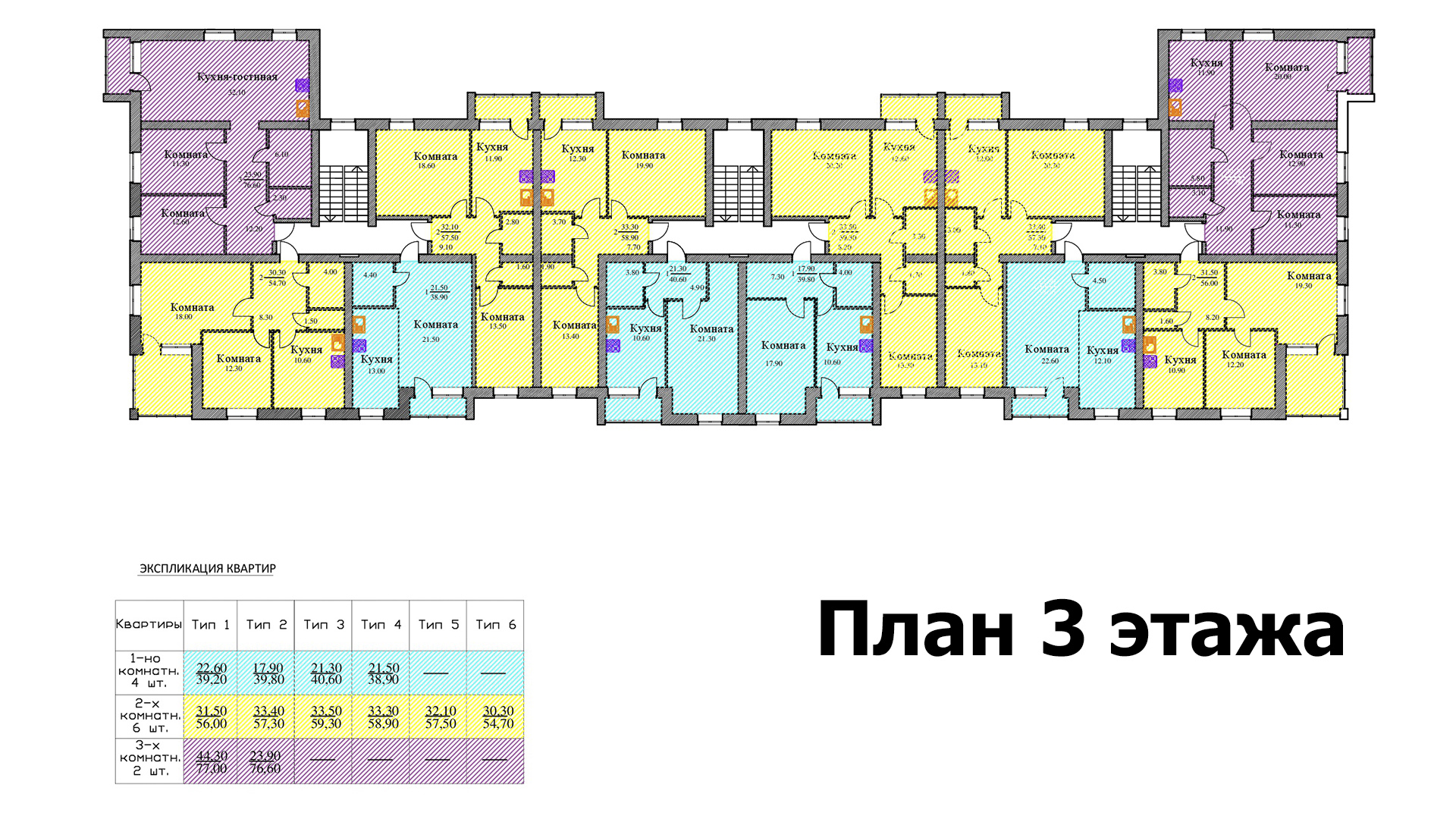 Купить трехкомнатную квартиру в новом доме в Переславле-Залесском